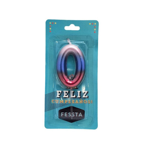 Vela Roja, Azul Y Blanca en Degrade CERO