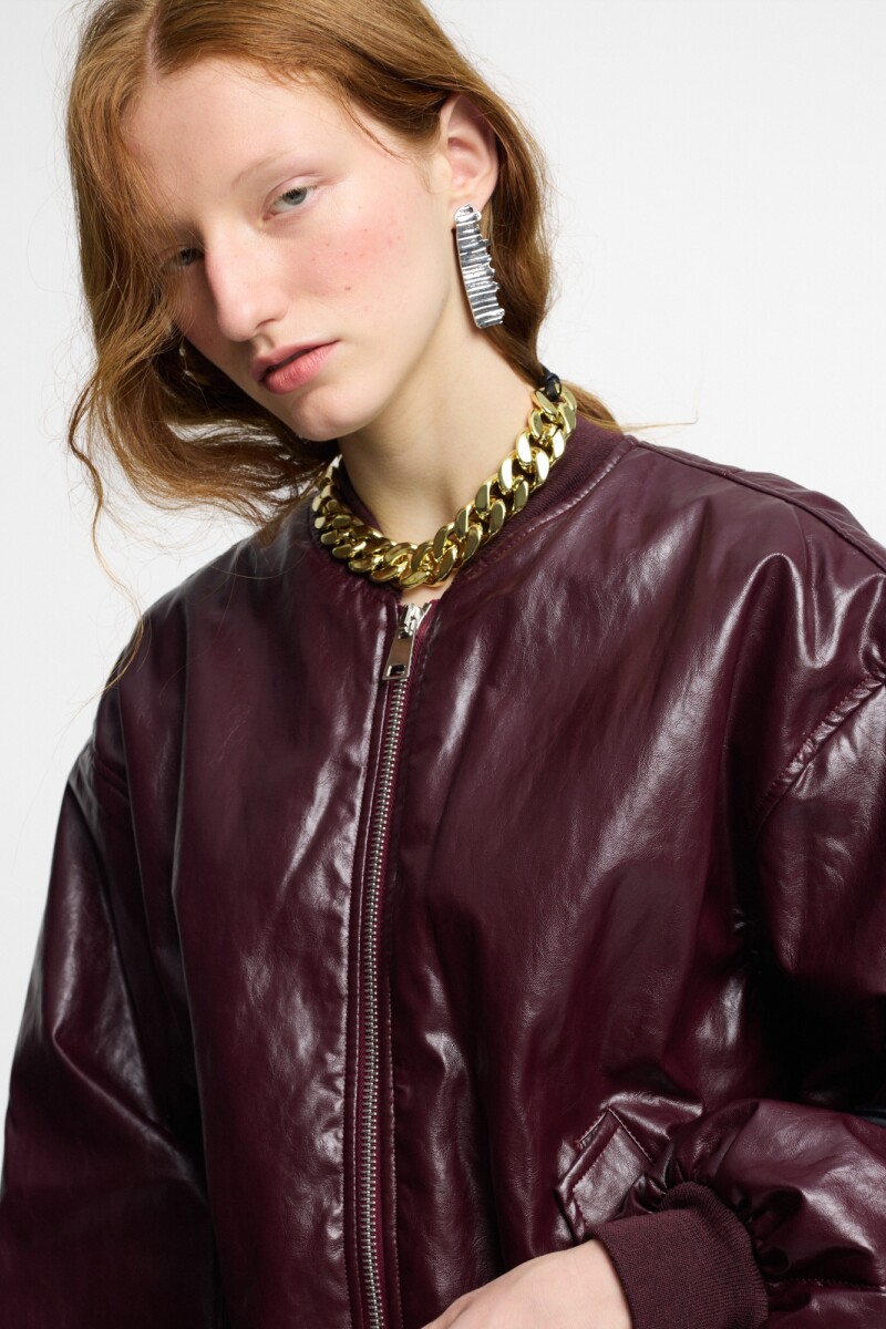 CHAQUETA Bordo