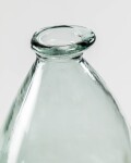 Jarrón Brenna mediano de vidrio transparente 100% reciclado