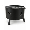 Fogón Flama 60 cm con parrilla media luna removible Fogón Flama 60 cm con parrilla media luna removible