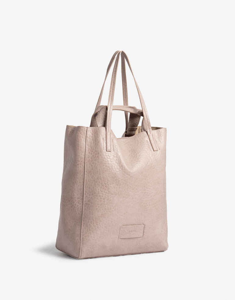 Shopper Shopper Con Doble Asa - Rosa Viejo