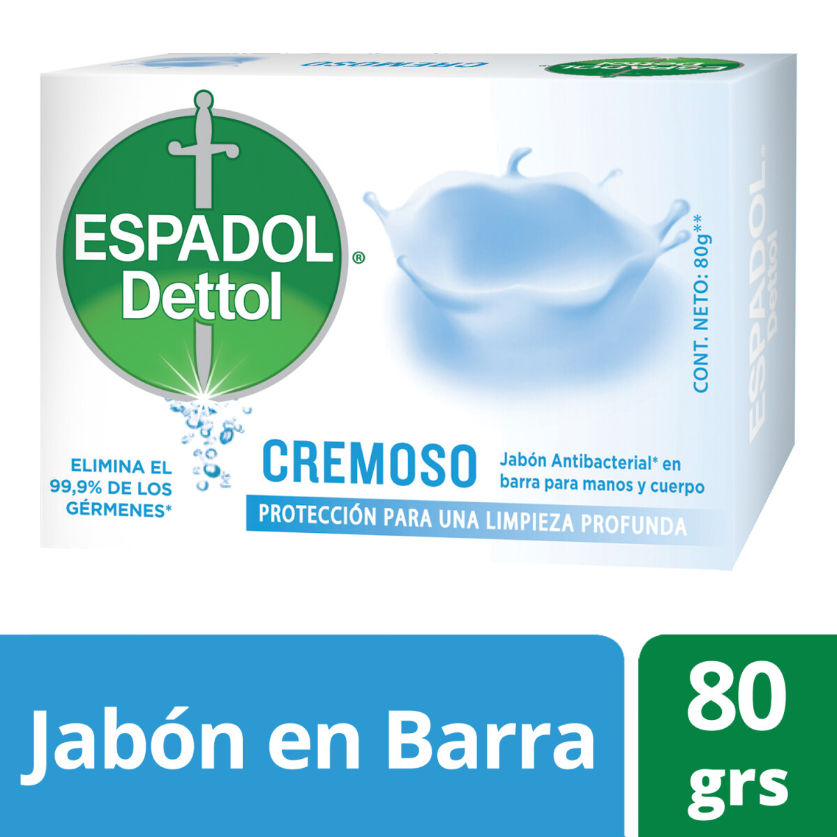Jabón en barra Espadol 80 g - Cremoso 