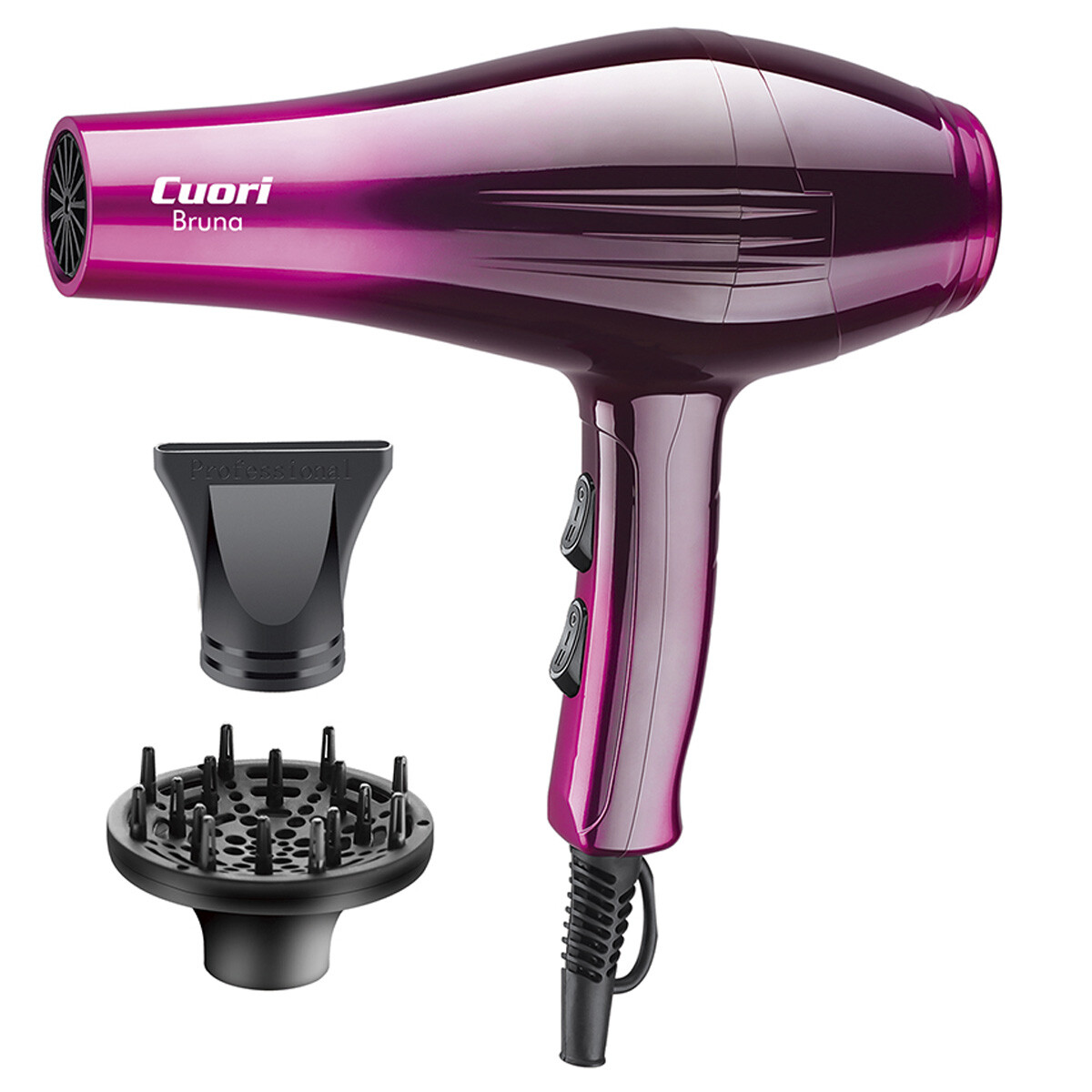 SECADOR DE PELO CUORI BRUNA 2000W 