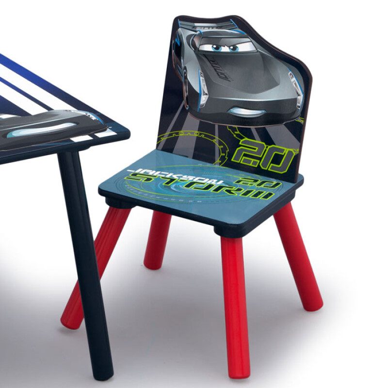 Juego de mesa y 2 sillas para niños Cars Disney Juego de mesa y 2 sillas para niños Cars Disney
