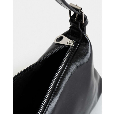 Bandolera Con Charm Negro