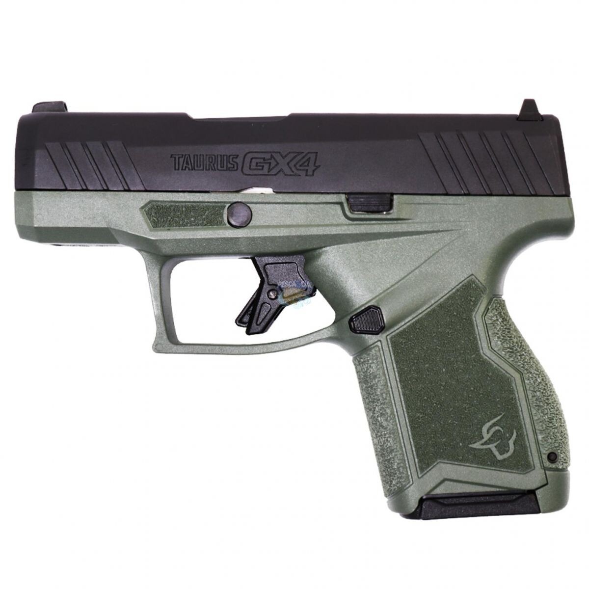 PISTOLA TAURUS CAL 9MM GX4 11 TIROS PAVON GREEN 10031111 