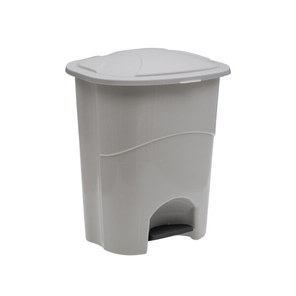 TARRO RESIDUOS CON PEDAL 40 LT BLANCA BLANCO