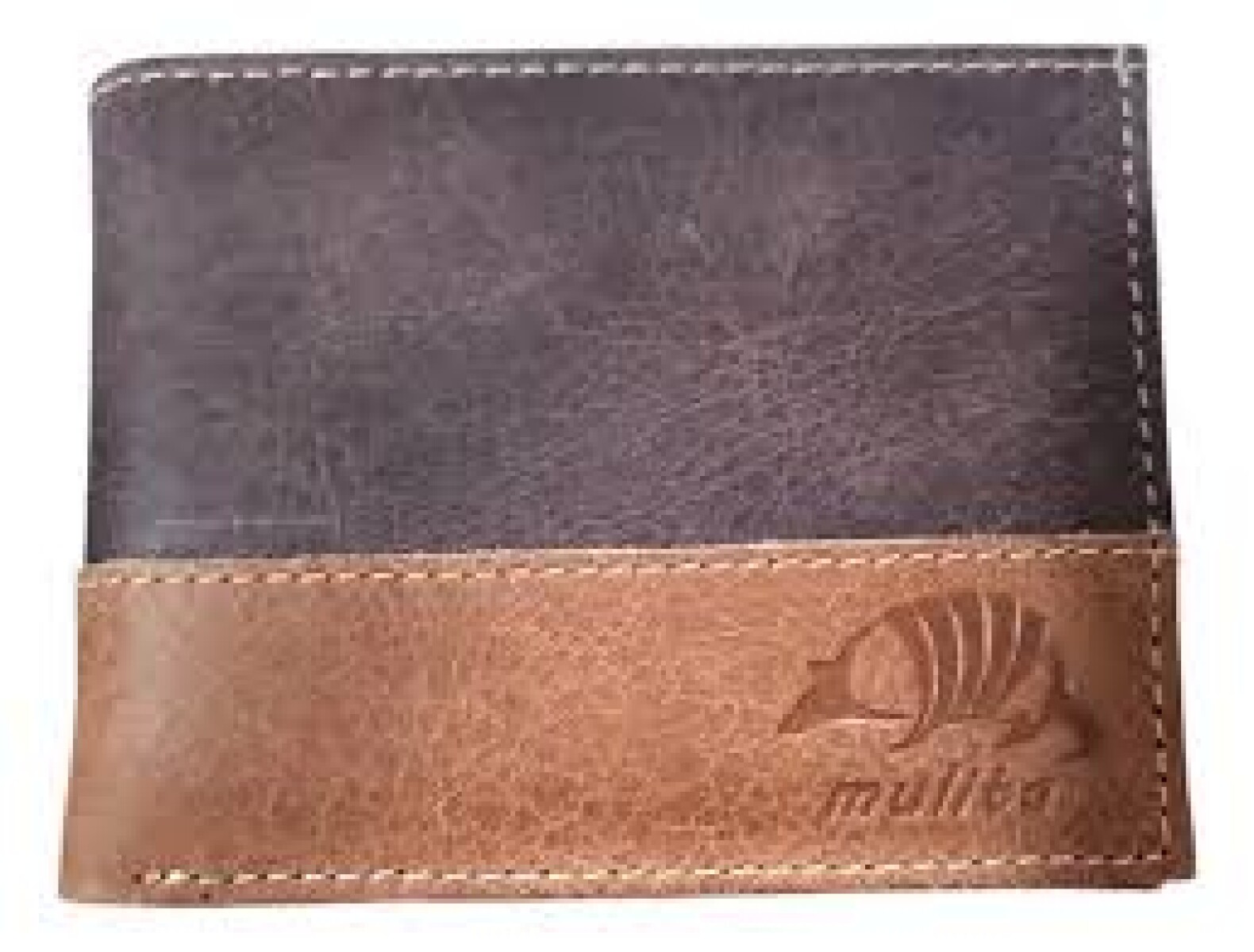 BILLETERA MULITA HOMBRE CUERO CON BROCHE 