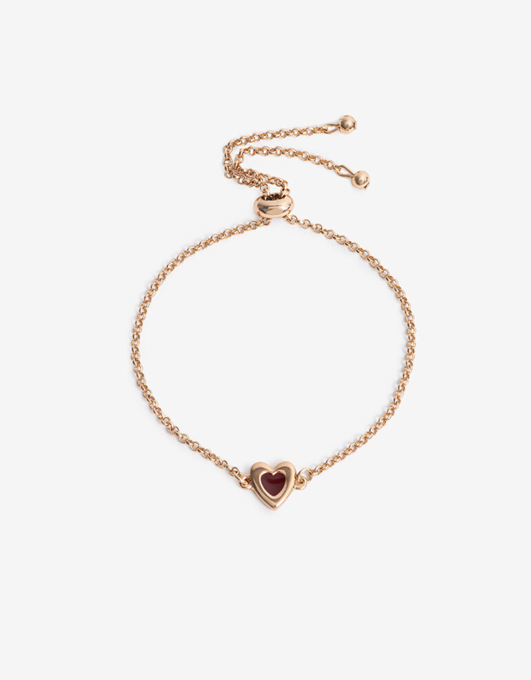 Pulseras Flexibles Metal Pulsera Flexible Bañada En Oro - Dorado