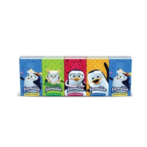 Pack x10 pañuelos descartables Familia Pack x10 pañuelos descartables Familia