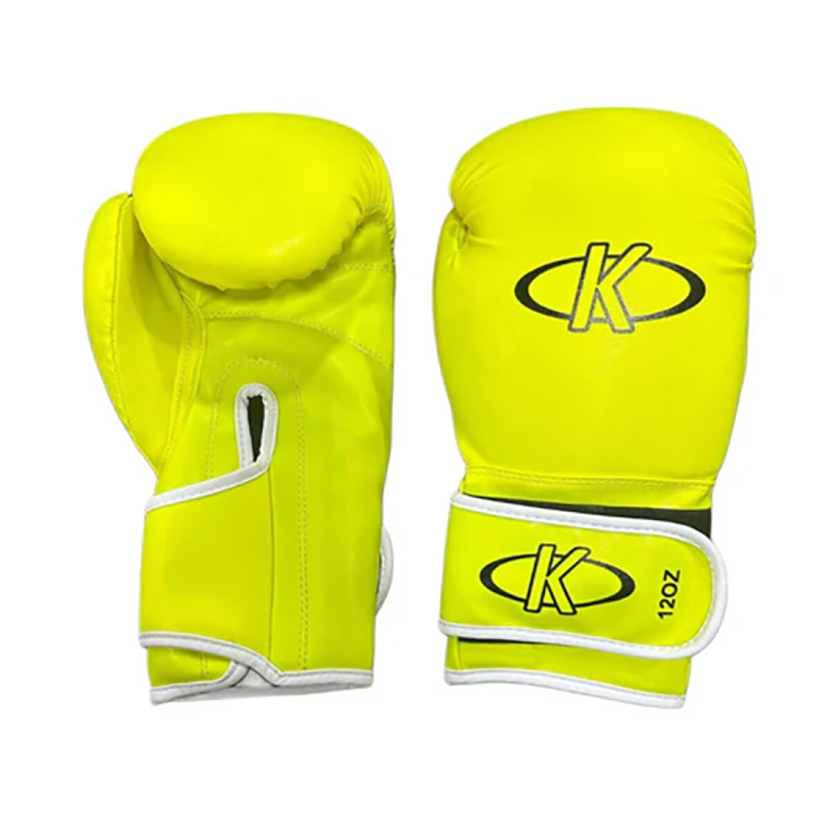 Guante Boxeo PU Knex 14oz - AMARILLO 