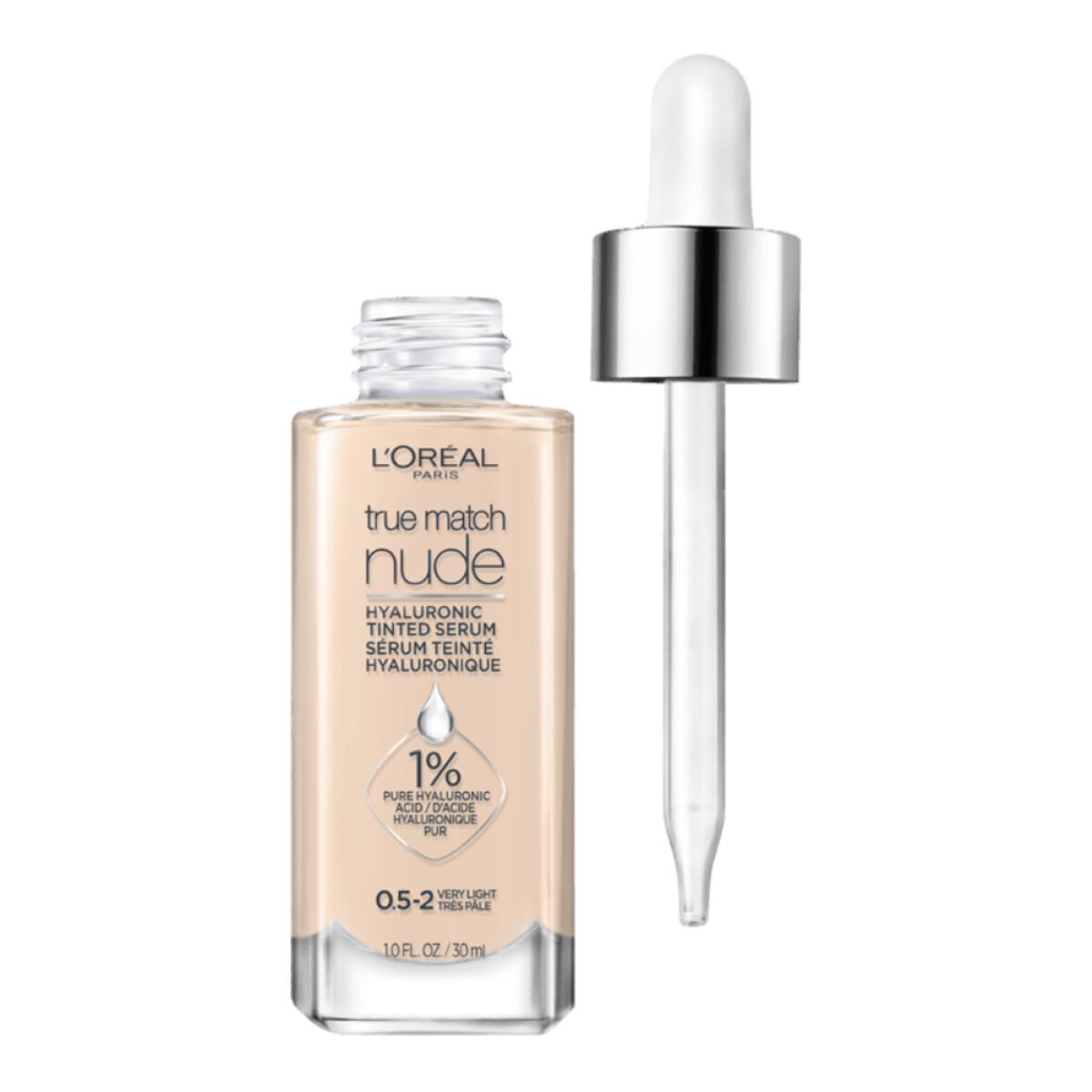 Base en Sérum L'Oréal Paris True Match Nude Plumping Tinted Serum 0.5-2 Very Light 30ml 