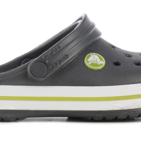 Zueco de Niños Crocs Crocband Clog Gris Grafito - Verde