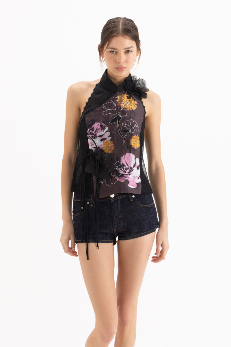 TOP SPRING Negro