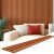 Pack x20 Wpc Simil Madera Wall Panel Lambrin 2.90x16.7 Color Marrón