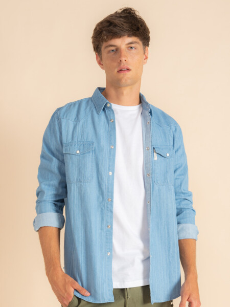 Camisa de jean Celeste