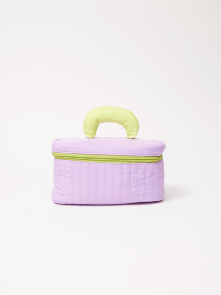 Necessaire Amarillo Y Lila