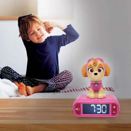Reloj Despertador Digital 3D Lexibook Paw Patrol Rosa