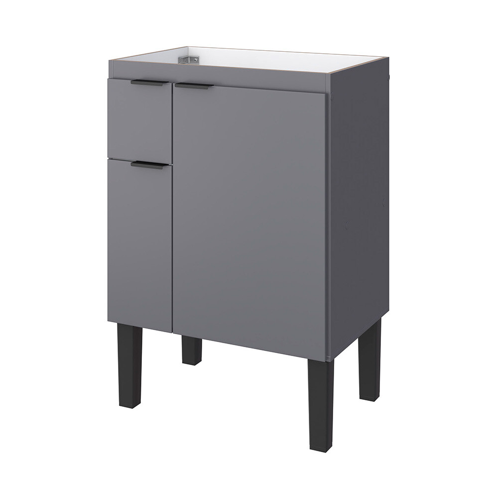 MUEBLE DE BAÑO MODELO MAGNOLIA GRIS SIN TAPA Mueble De Baño Modelo Magnolia Gris Sin Tapa