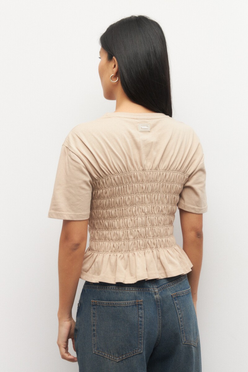 REMERA CADDI Beige