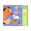 Puzzle x4 3, 4, 5 y 6 Pcs Granja