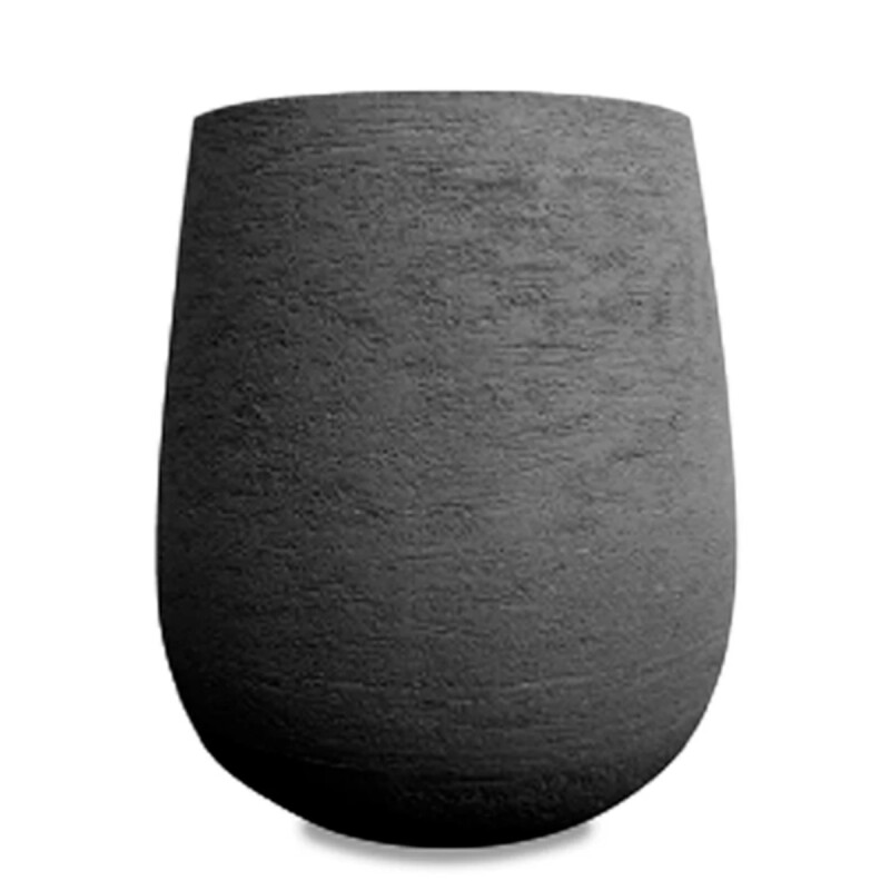 Maceta Plástico Mate 40 Gris Grafito