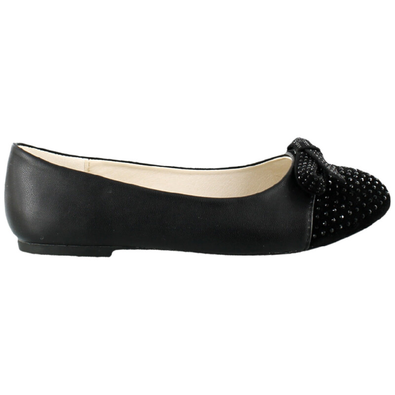 Balerinas Infantiles Croco Kids Zapato Gacela Negro