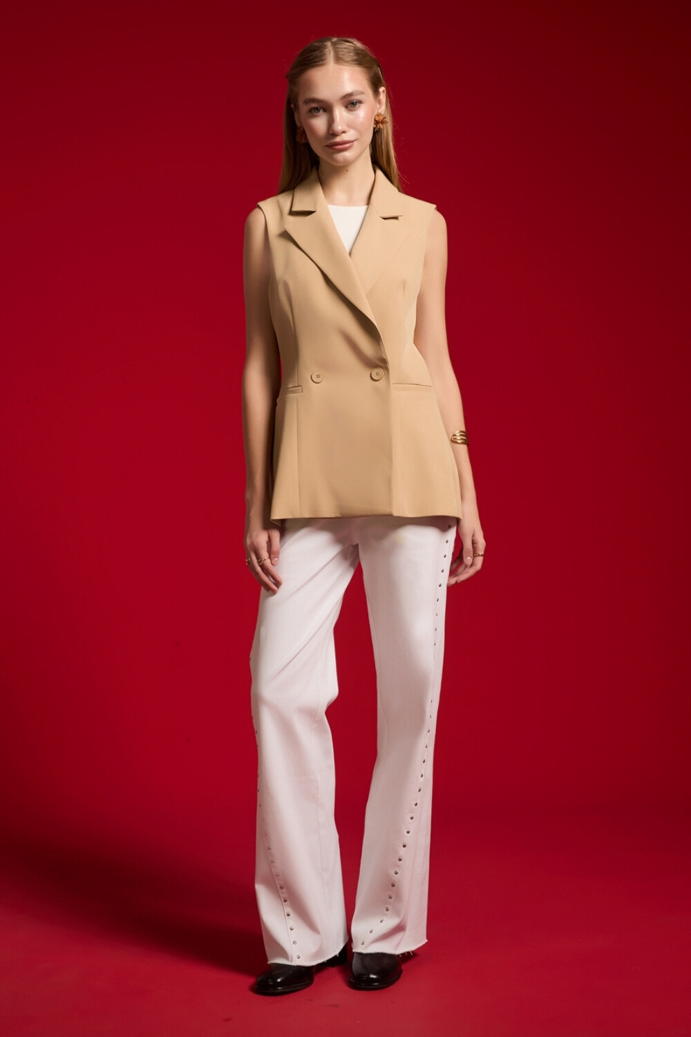 Chaleco Misar Beige