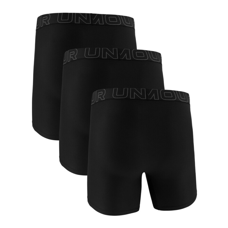 UA PERFORMANCE TECH - SOLID 6 IN 3PK - BLU BLK-001