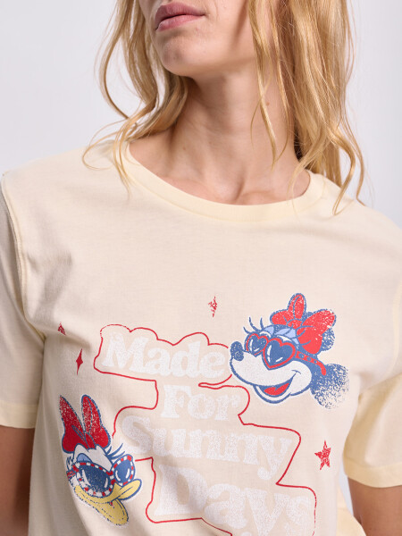 Remera estampada Minnie Y Daisy Amarillo
