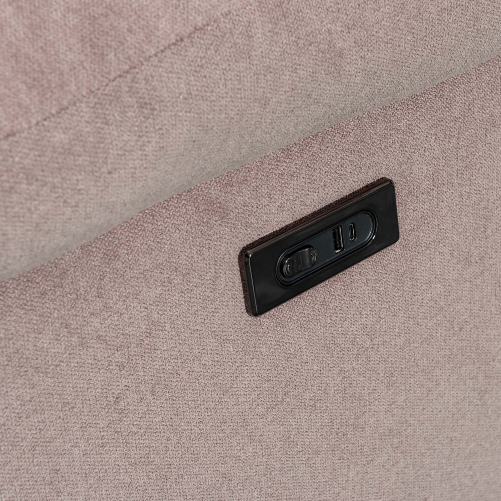 RECLINER ELÉCTRICO TELA MARRON MARSELLA II TAUPE