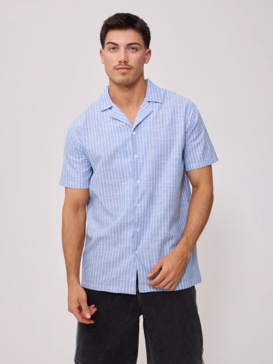 CAMISA RUSTY ERIAN - CELESTE 