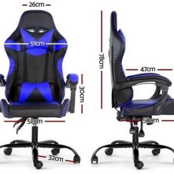 Silla Gamer Lumax Rom AZUL