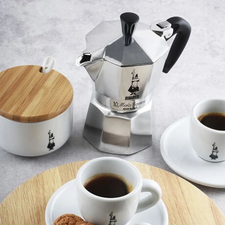 Cafetera Bialetti Aluminio Clásica 3 Pocillos ALUMINIO