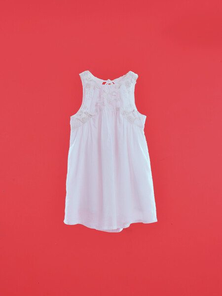 VESTIDO SIRENA BLANCO