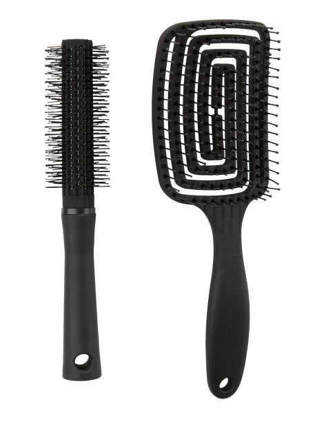 Cepillo de pelo HALLERNA negro Cepillo de pelo HALLERNA negro