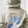 Campera con estampa N+ Beige