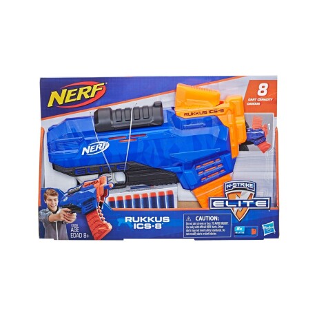 Lanzador de Dardos Nerf Rukkus ICS-8 Hasbro Lanzador de Dardos Nerf Rukkus ICS-8 Hasbro