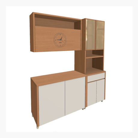 JUEGO MODULAR PARA COCINA INCLUYE AEREO BAJO MESADA Y TORRE GAMAS DE BEIGE