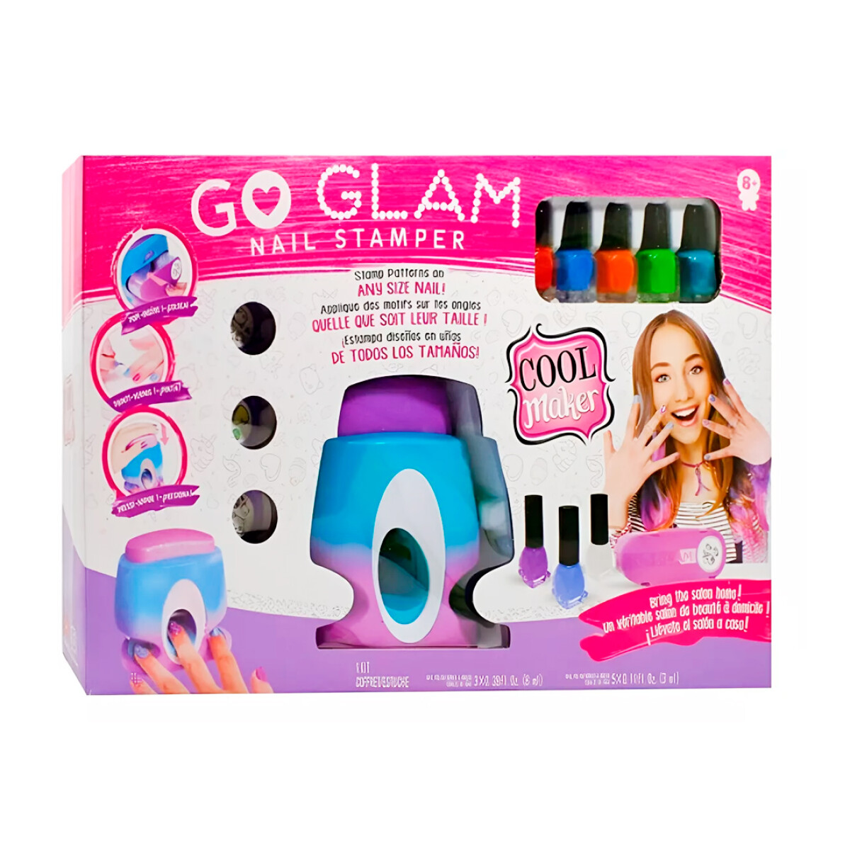 Set De Uñas Go Glam Completo 