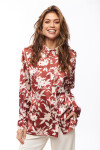 CAMISA PARKER ESTAMPADO BORDO Y CRUDO