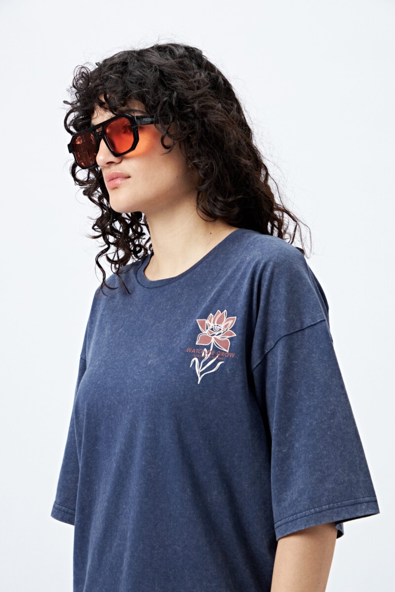 REMERA GROMI Azul Oscuro