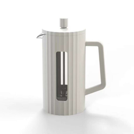 CAFETERA/TETERA FRENCH 600ML BOROSILICATO/PP BLANCO CATANIA
