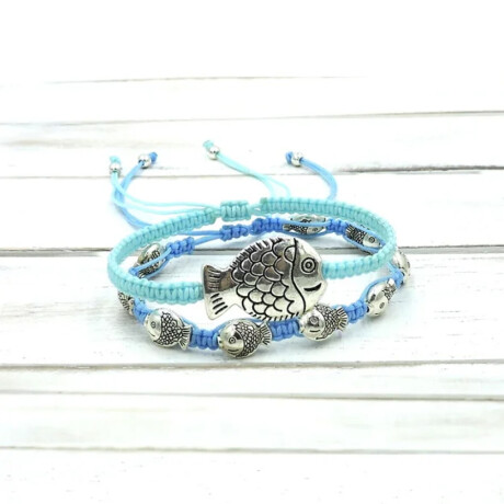 Pulsera Bali Atlantis Set Celeste