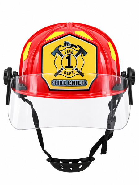 CASCO PARA BOMBERO ROJO