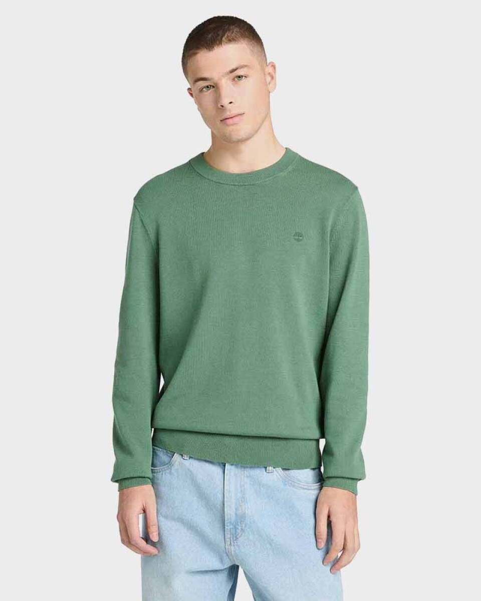 Poleron Cotton Crew Neck Hombre - A6z 