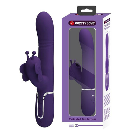 Vibrador 4 en 1 Twinkled Tenderness Pretty Love Violeta