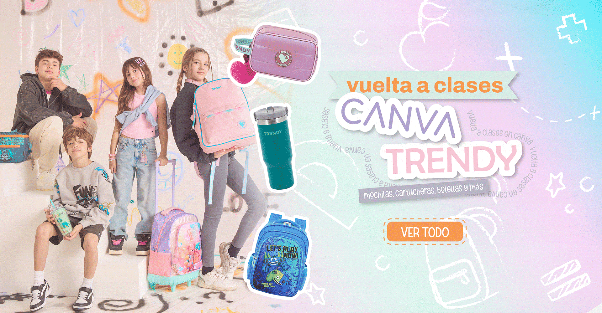 Vuelta a clase Trendy BTS