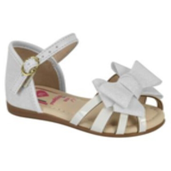 Sandalias - Molekinha - Molekinha Sandalia Tiras C/Moño c/Talon y Puls. de Niños - 2114.213-23974 Blanco