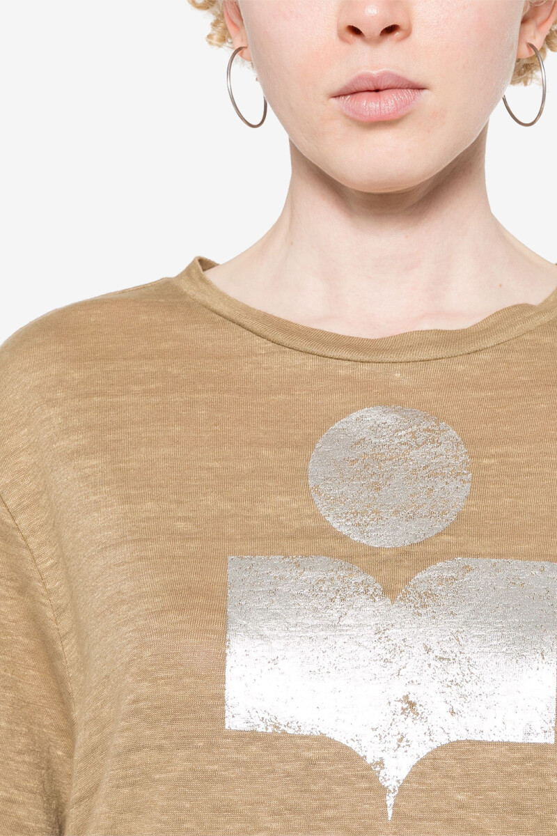 REMERA ZEWEL LINO Beige